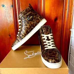 Christian Louboutin Rantus Flat Python Leo EU 44